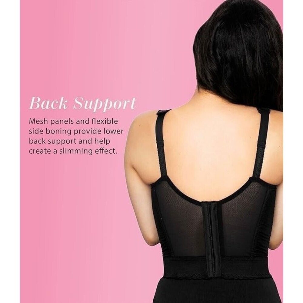 Exquisite Form Fully 5107532 Posture Longline Bra Black Sz 40DD NWT - Picture 3 of 16